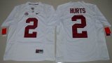 2016 Alabama Crimson Tide Jalen Hurts 2 College Football Limited Jerseys - White