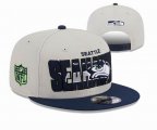 2023 Seahawks white NFL Snapback Hats-YD