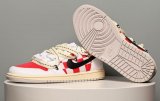 Women 2023 Air Jordan 1 basketball Shoes beige red