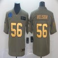 Indianapolis Colts #56 Quenton Nelson green gold Nike Camo 2019 Salute to Service Limited Jersey