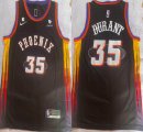 Nike Phoenix Suns #35 Kevin Durant black purple nba jersey -XD