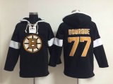 Boston Bruins #77 Ray Bourque black nhl Hooded Sweatshirt