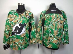 reebok New Jersey Devils blank green camo NHL Jerseys