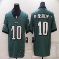 Philadelphia Eagles #10 Minshew II Green Nike Color Rush Limited Jersey