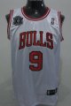 Chicago Bulls DENG 9# white nba jerseys