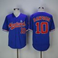 Montreal Expos Andre Dawson 10 throwback blue baseball jerseys