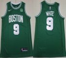 Nike Boston Celtics #9 Derrick White green nba basketball jerseys