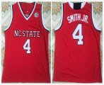 NC State Wolfpack Dennis Smith Jr. 4 red College Basketball Jersey