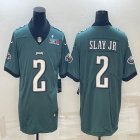 2023 NFL Super Bowl Nike Philadelphia Eagles #2 Darius Slay Jr. green Color Rush Limited Jersey