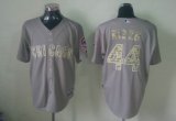 Chicago Cubs RIZZO 44# gray camo mlb jerseys