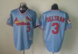 St Louis Cardinals BELTRAN 3 throwback blue mlb jersey