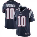 Patriots #10 Garoppolo Nike blue Color Rush Limited Jersey