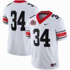 Nike #34 White Georgia Bulldogs 1980 National Champions 40th Anniversary College Alternate Limited Jersey