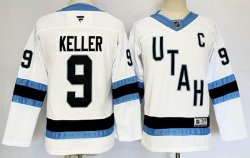 Youth Utah Hockey Club #9 Weller white hockey jerseys