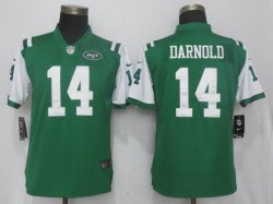 Women Nike New York Jets #14 Darnold Color Rush Limited Jersey