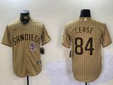 Nike San Diego Padres #84 Dylan Cease gold majestic baseball jerseys 02