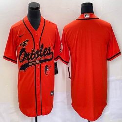 Nike Baltimore Orioles Blank orange majestic baseball jersey Joint name-BD 01