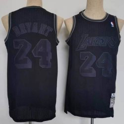 Los Angeless Lakers #24 Kobe Bryant black throwback NBA basketball Jerseys-CY