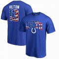 T.Y. Hilton Indianapolis Colts NFL Pro Line by Fanatics Branded Banner Wave Name & Number T-Shirt â€“ Royal