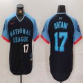 National League Shohei Ohtani Nike Navy 2024 MLB All-Star Game Limited Player Jersey 02