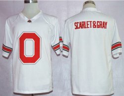 Scarlet & Grey Ohio State Buckeyes Nike Team Pride Fashion Football Jersey Ã¢â‚¬â€œ White