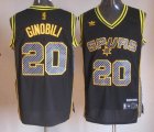 San Antonio Spurs 20# GINOBILI black new jerseys