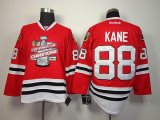 Reebok Chicago Blackhawks 88 KANE red 2013 NHL Stanley Cup Final Champions Silver