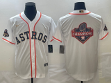 Nike Houston Astros blank white gold majestic baseball jerseys 01