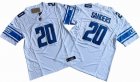 Detroit Lions 20# Barry Sanders white Nike Vapor F.U.S.E. Limited Jersey