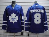 Toronto Maple Leafs #8 Mike Komisarek Blue NHL Jerseys