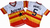 Houston Astros Jeff Bagwell Nike White orange Home Cooperstown Collection Player Jersey