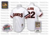 San Francisco Giants 1989 Will Clark 22 Home White Jersey