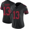 Women Nike San Francisco 49ers #13 Brock Purdy black Color Rush Limited Jersey