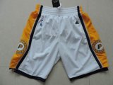 adidas Indiana Pacers white nba shorts