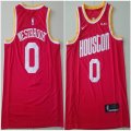 Nike Houston Rockets #0 Russell Westbrook red Basketball jerseys-TY