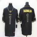 Nike Miami Dolphins Tua Tagovailoa black gold color Rush Limited Jerseys-BD