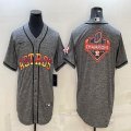 Nike Houston Astros blank Hemp grey majestic baseball jerseys-BD