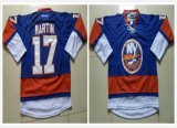 New York Islanders #17 Matt Martin blue Hockey Jersey