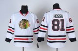 Chicago Blackhawks 81 Marian Hossa white NHL jerseys