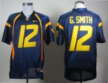 Nike West Virginia Mountaineers Geno Smith 12 Blue College Football Jersey