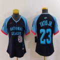 Women National League #23 Fernando Tatis Jr. Nike Navy 2024 MLB All-Star Game 01