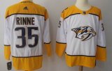 Adidas Nashville Predators #35 Pekka Rinne white hockey jersey