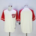 Nationals blank Cream Red Exclusive New Cool Base Stitched Baseball Jerseys