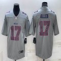 Nike Buffalo Bills #17 Josh Allen gray Color Rush Limited Jersey-BD 01