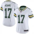 Women Packers #17 Davante Adams Nike White Color Rush Limited Jersey