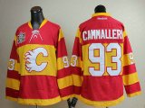 Calgary Flames #93 Michael Cammalleri Red Yellow NHL Jerseys