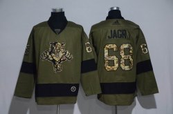 Adidas Florida Panthers #68 Jaromir Jagr green hockey Jersey-WL