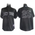 New York Yankees 25# Teixeira Black MLB Jersey