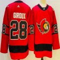 Adidas Ottawa Senators #28 Claude Giroux red hockey jersey-PD