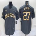 2022 MLB All-Star Nike Houston Astros #27 Jose Altuve dark grey majestic baseball jerseys-BD